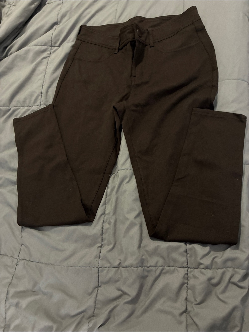 Seven7 Women's Dark Brown Skinny Ponte Pants